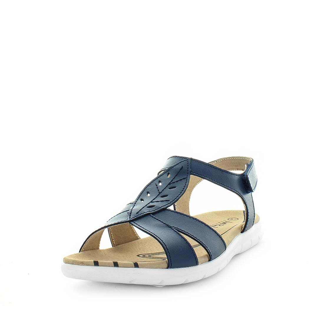 JUST BEE Women's CATHAY Sandals Navy 36EU