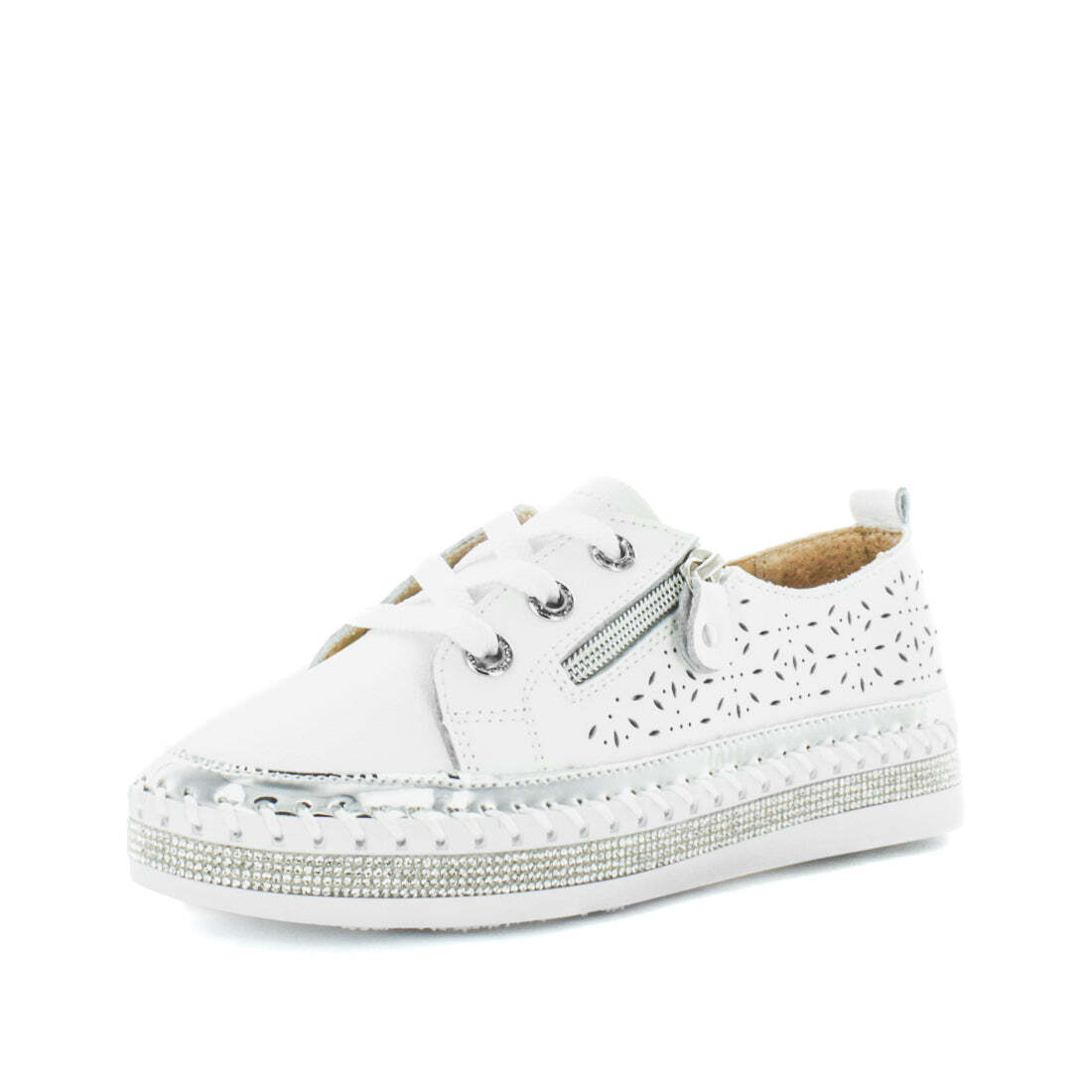 JUST BEE Women's CHELSY Sneakers White 37EU