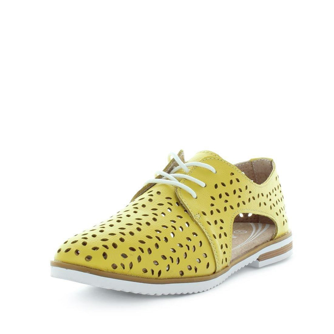 JUST BEE Women's CHICKY Flats Mustard 37EU