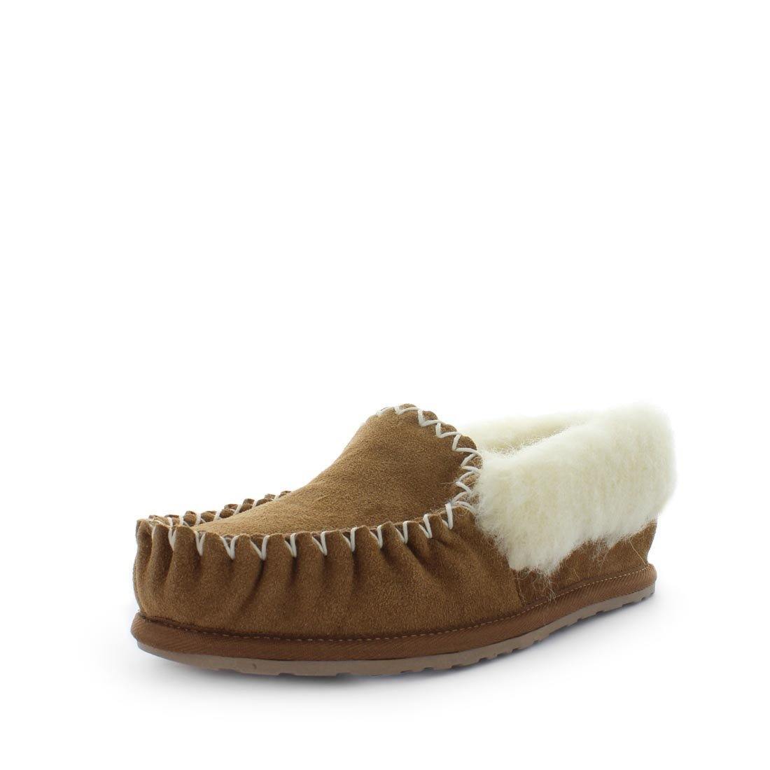 JUST BEE Women's CRAFTS Slippers Chestnut 5US