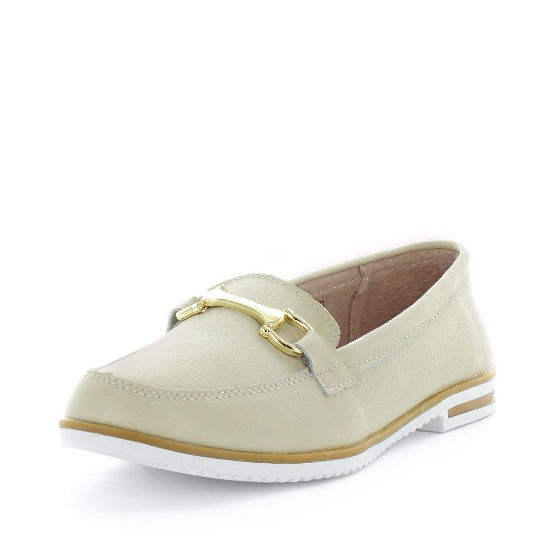 JUST BEE Women's CRESSY Loafers / Slip ons Beige Smooth 37EU