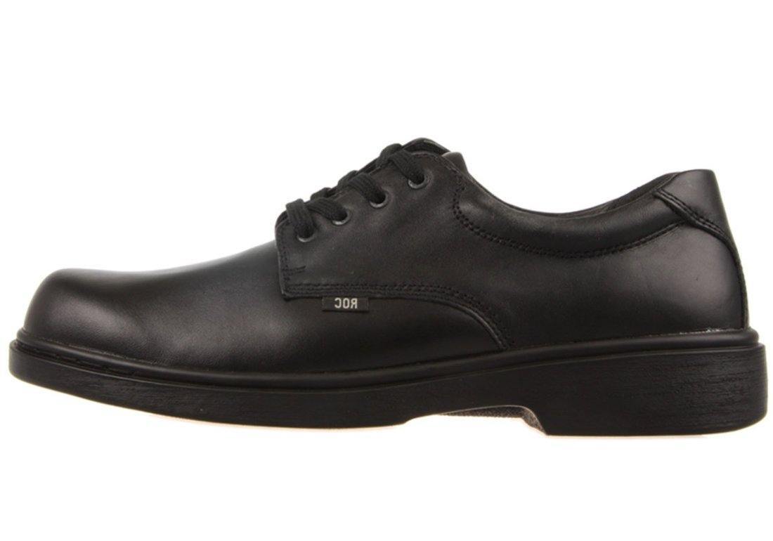 ROC SHOES Boy's STROBE-Y School Black Shoe 4.5EU