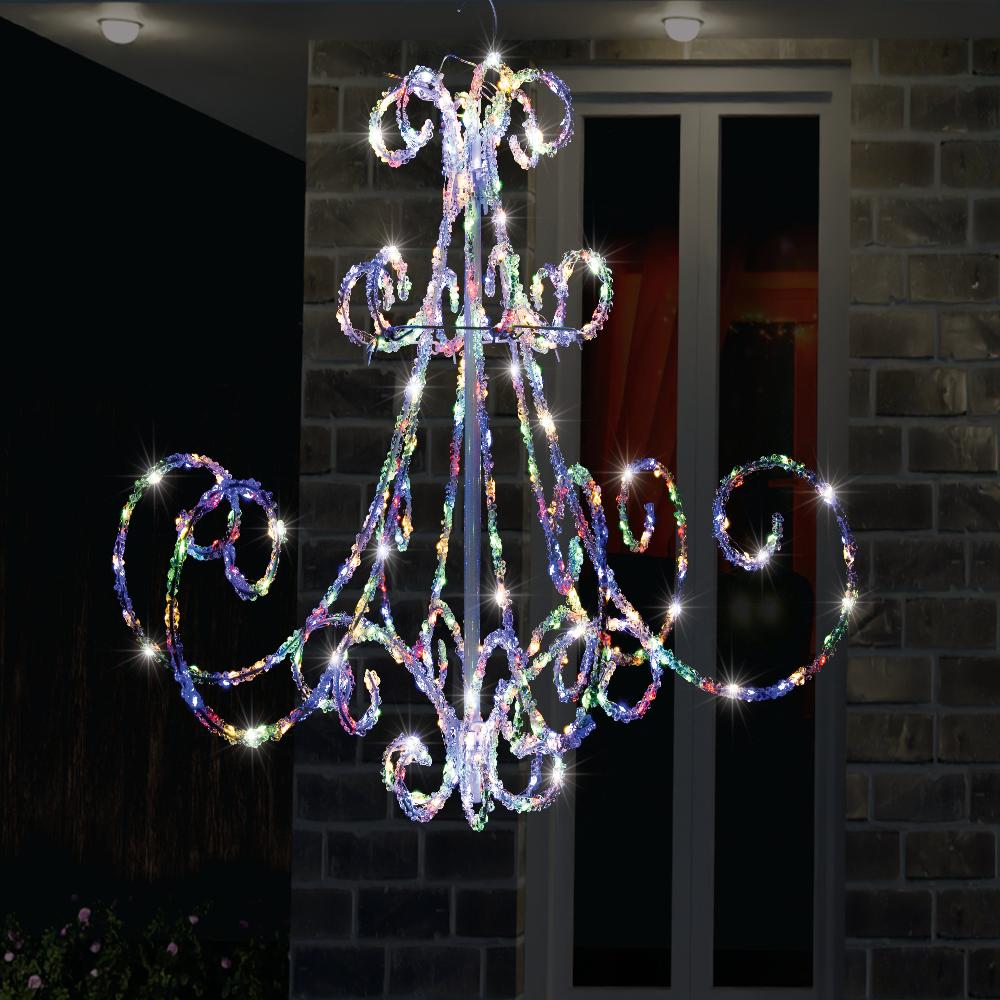 LED Acrylic Chandelier Flashing available in 2 colors - White