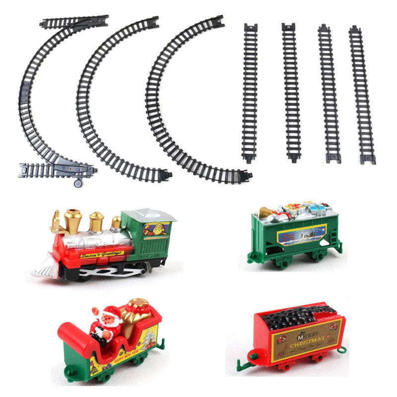 Realistic Christmas Electric Train Set