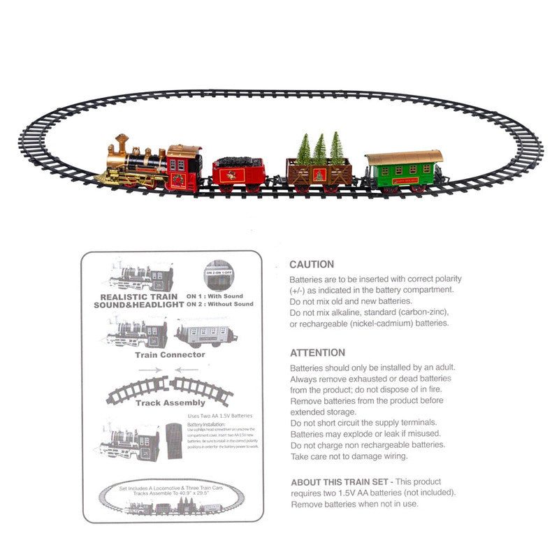 NNEOBA Christmas Village Train Set