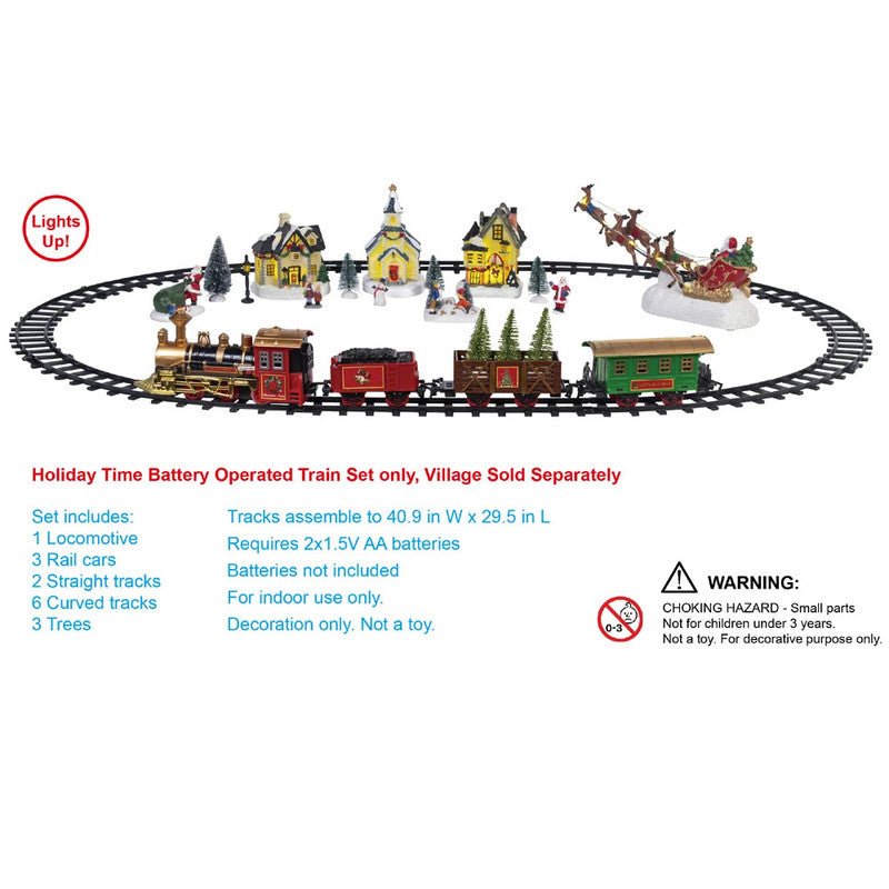 NNEOBA Christmas Village Train Set