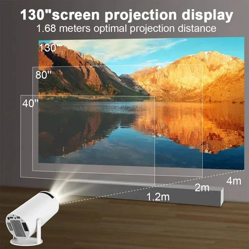 NNEOBA Transpeed 4K Wifi6 Portable Projector