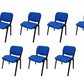 NNECN Stackable Office Conference Visitor and Community Chairs (Set of 7-Blue)