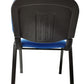 NNECN Stackable Office Conference Visitor and Community Chairs (Set of 7-Blue)