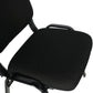 NNECN Stackable & Linkable Office Conference Visitor Community  Chairs (Set of 7-Black)