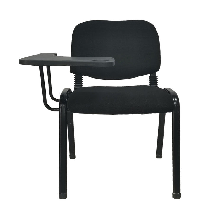 NNECN Lecture Chair with Table Top for Classroom Lecture Training Conference (Set of 6-Black)