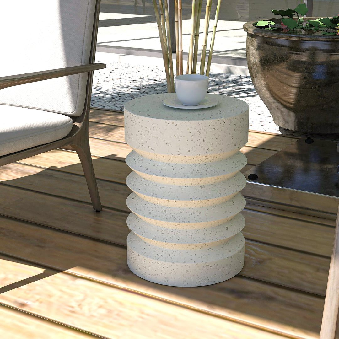 LOLA CEMENT SIDE TABLE