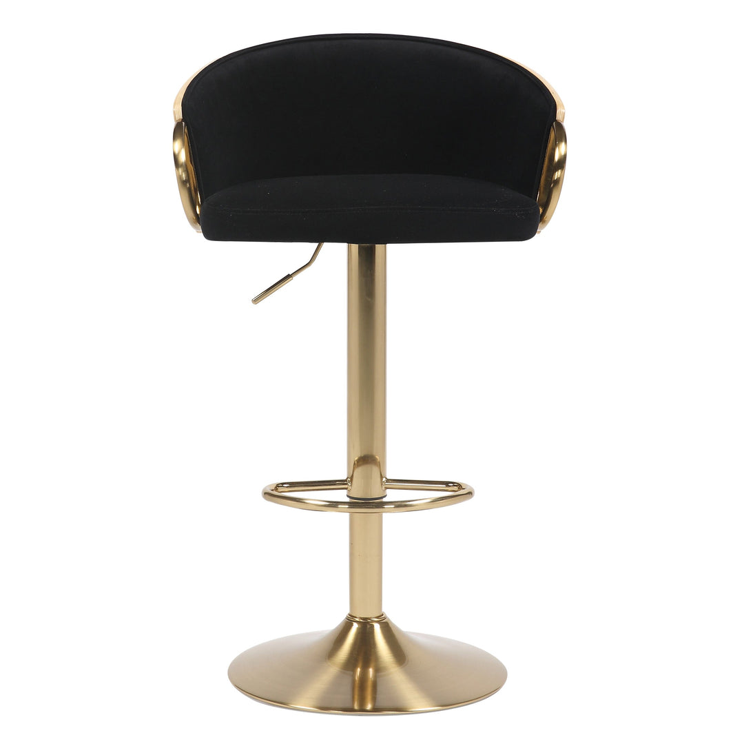 JENSEN GOLD GAS LIFT BAR STOOL