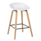 COMFY BAR STOOL WHITE