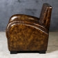 ARMSTRONG HAND MADE LEATHER ARM CHAIR