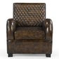 ARMSTRONG HAND MADE LEATHER ARM CHAIR