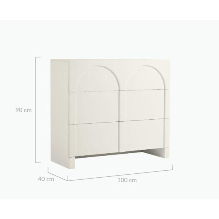 Dome White Sideboard