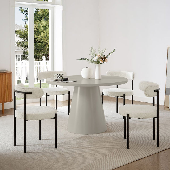 Asher 4 Seater Round Dining Table