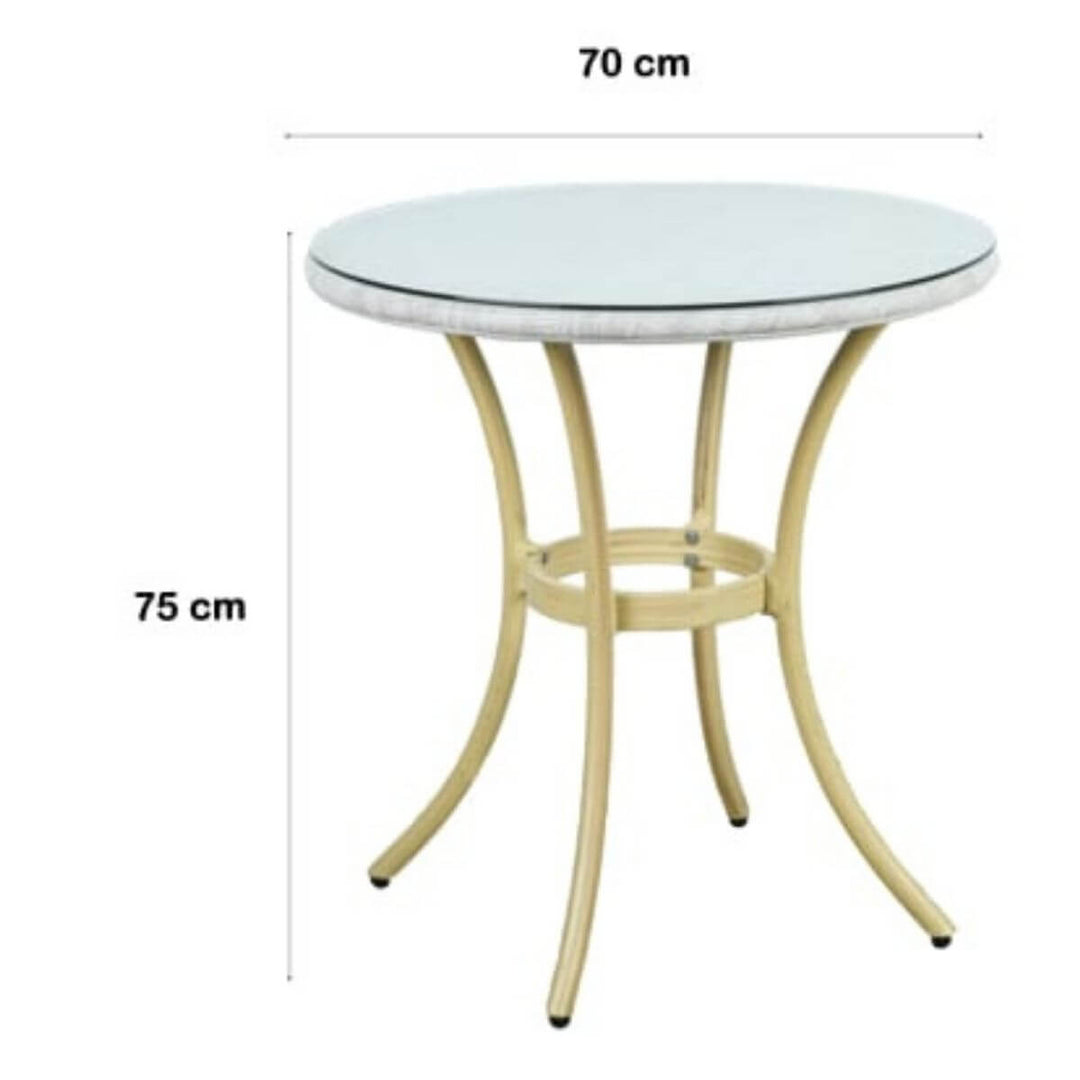 Maya Stylish Natural Outdoor Dining Table