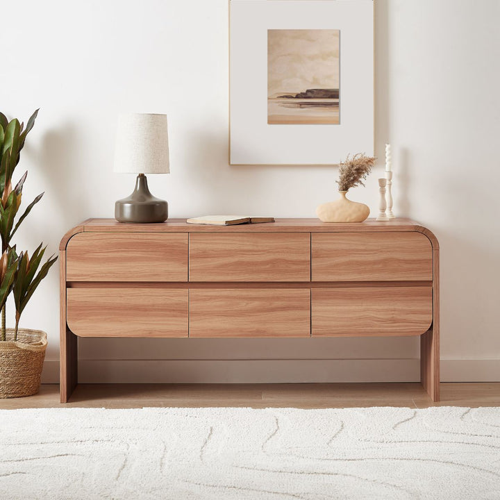 Olga Natural 6 Chest of Drawers