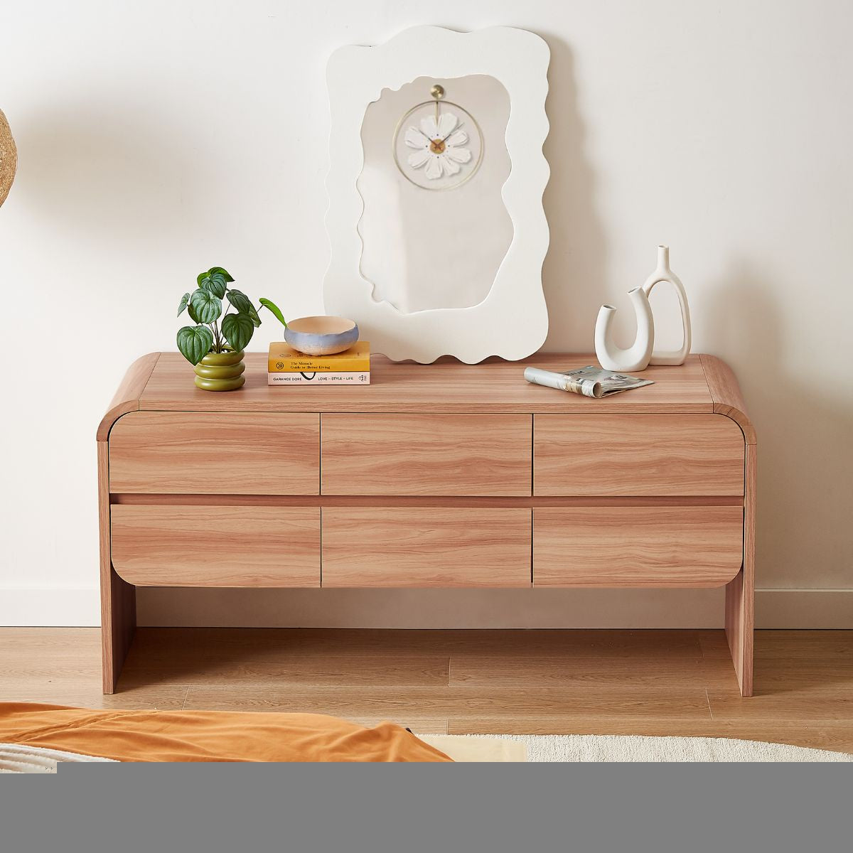 Olga Natural 6 Chest of Drawers