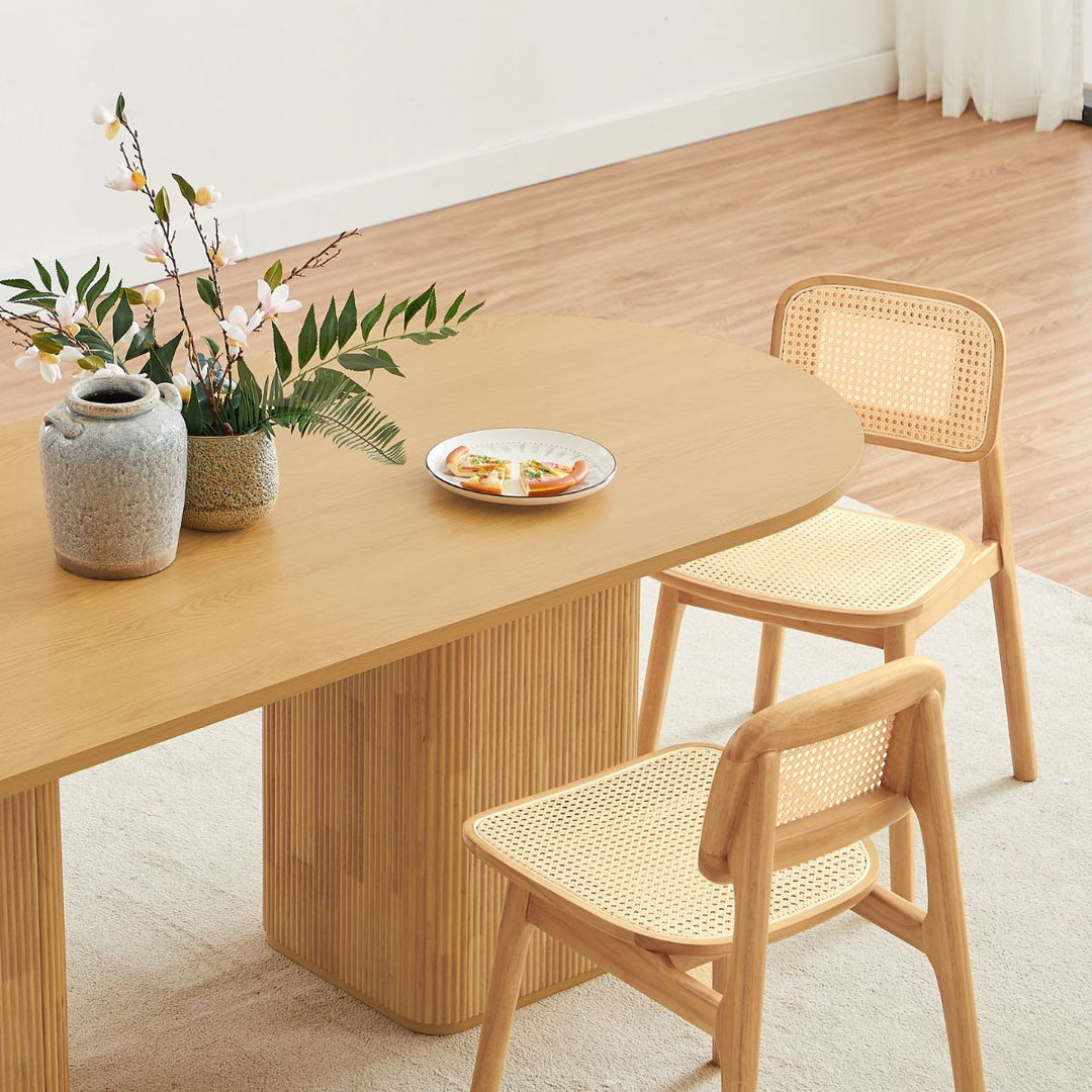 Tate 8 Seater Dining Table in Natural