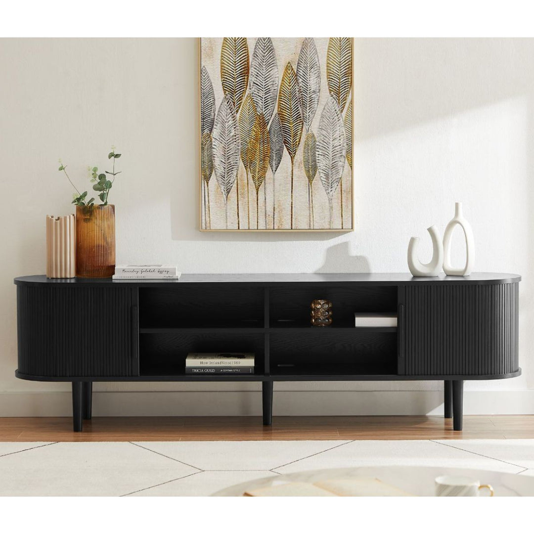 Tate 200cm TV Unit in Black