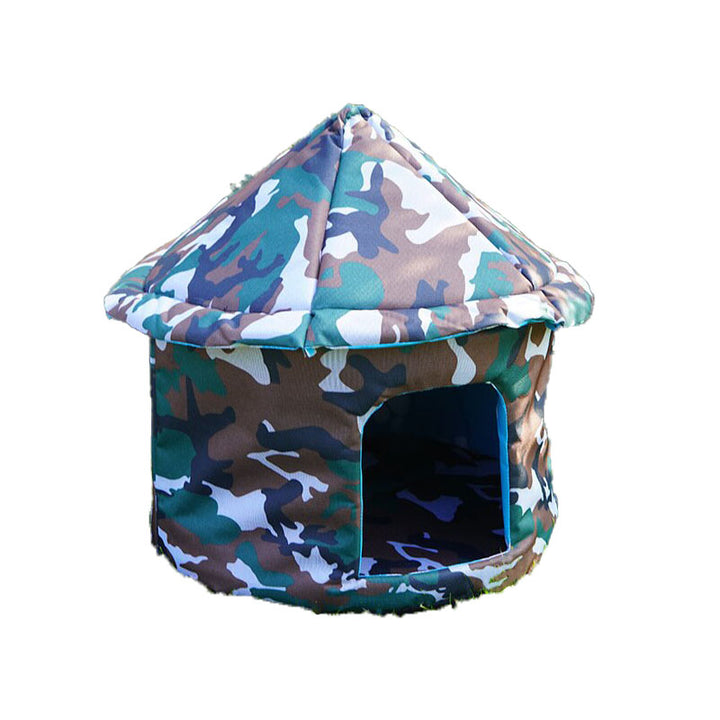 Outdoor Waterproof Cat House - Insulated, Weatherproof, Warm Shelter for Cats, Ideal for Winter Protection, Size: M 40*41cm