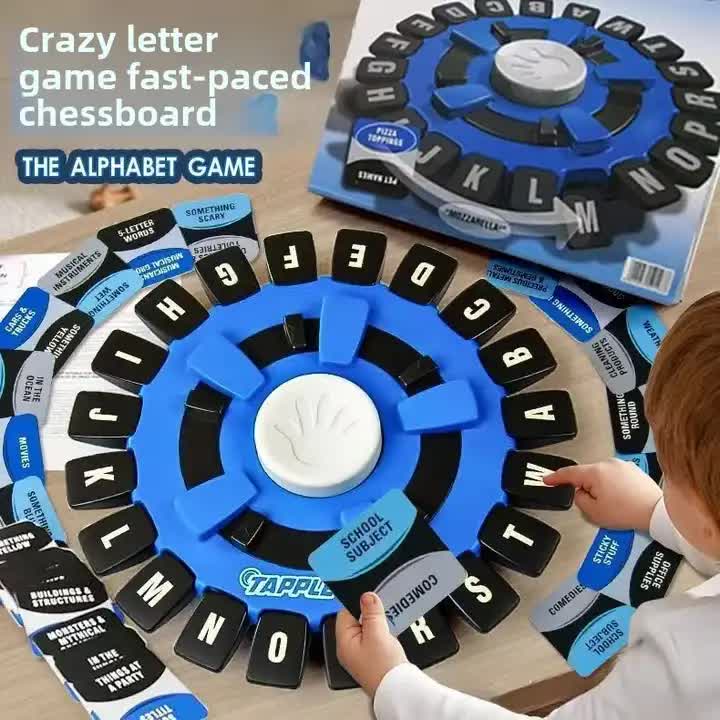 Tapple Alphabet Word Game for Kids and Adults - Fast-Paced Educational Family Board Game