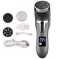 Black Electric Foot Callus Remover - Rechargeable Waterproof Pedicure Tool with Automatic Dead Skin Removal