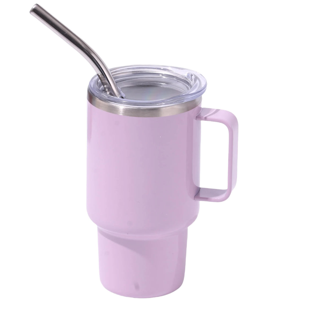 3oz Purple Sublimation Mini Car Cup - 304 Stainless Steel Straw Beer Cup, Portable Insulated Whiskey Shot Glass, Perfect for On-the-Go Drinking