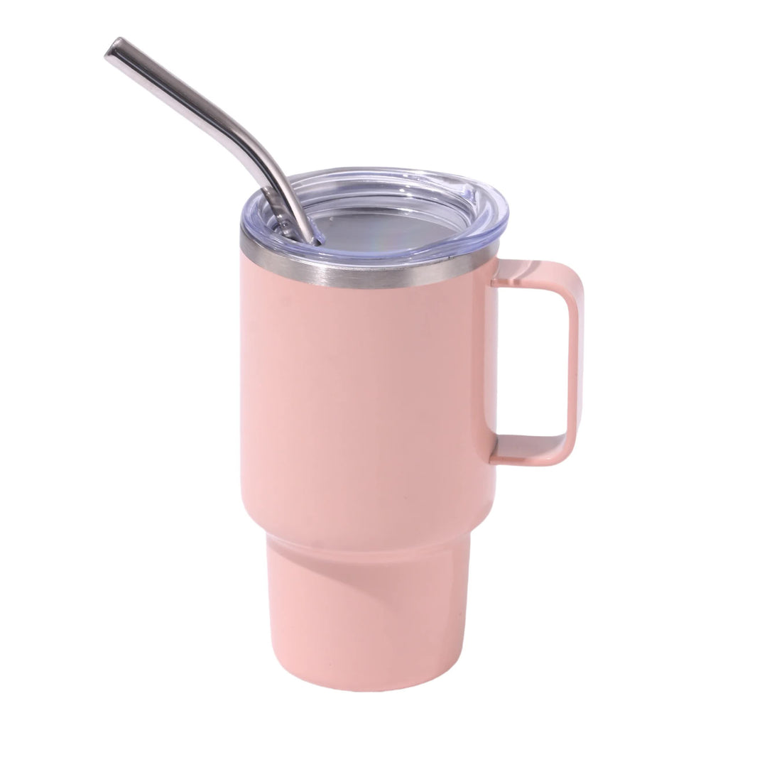 3oz Orange Sublimation Mini Car Cup - 304 Stainless Steel Straw Beer Cup, Portable Insulated Whiskey Shot Glass, Perfect for On-the-Go Drinking