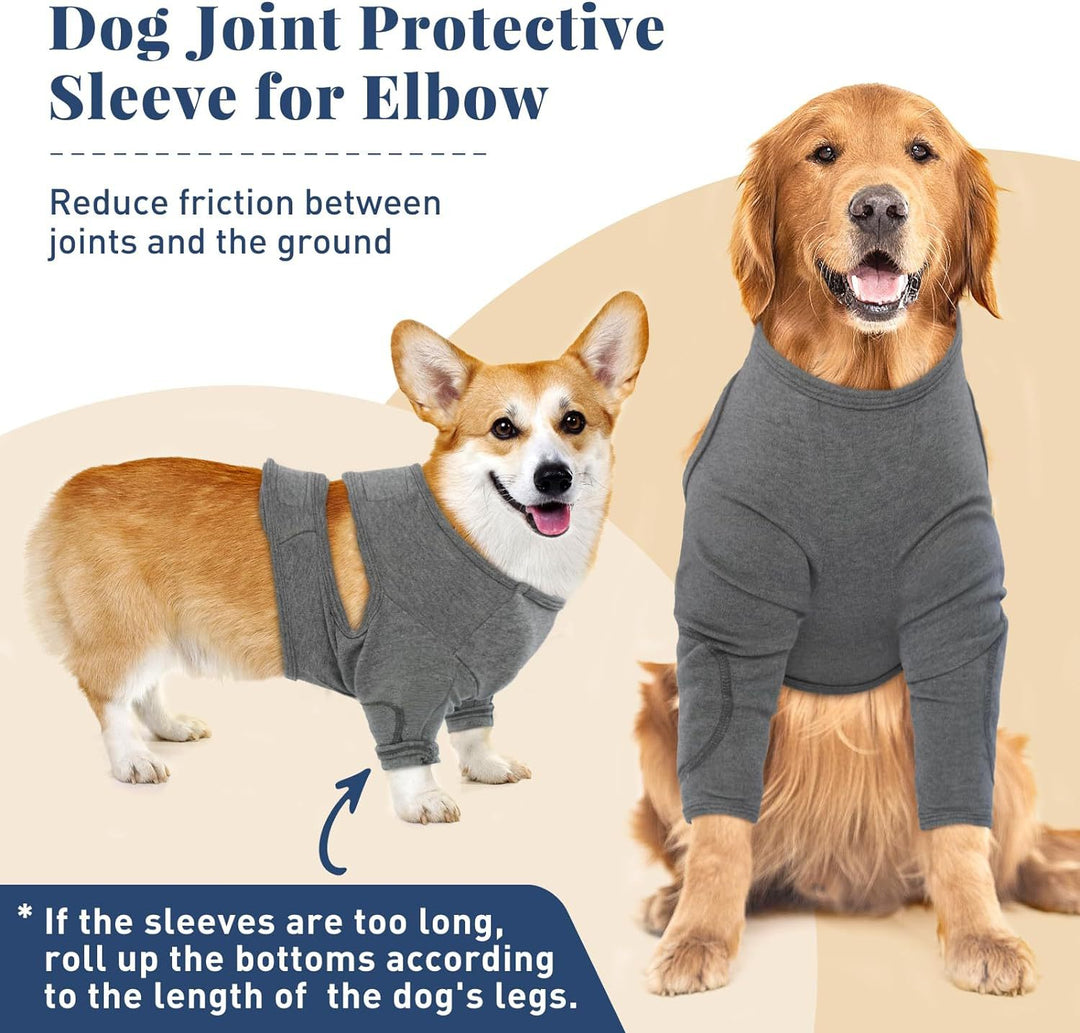 S Pet Front Leg Protective Sleeve – Elastic Dog Leg Guard for Post-Surgery Protection, Prevents Licking and Biting