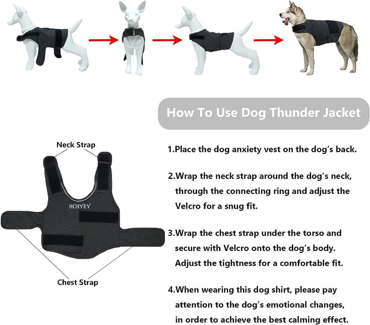 S Dog Vest Jacket - Warm, Soft, and Comfortable Dog Coat for Winter, Calming and Insulating Dog Apparel