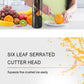 Black Portable Juicer - Magnetic Charging Fresh Juice Blender, Multifunctional Ice Crushing Fruit Mixer