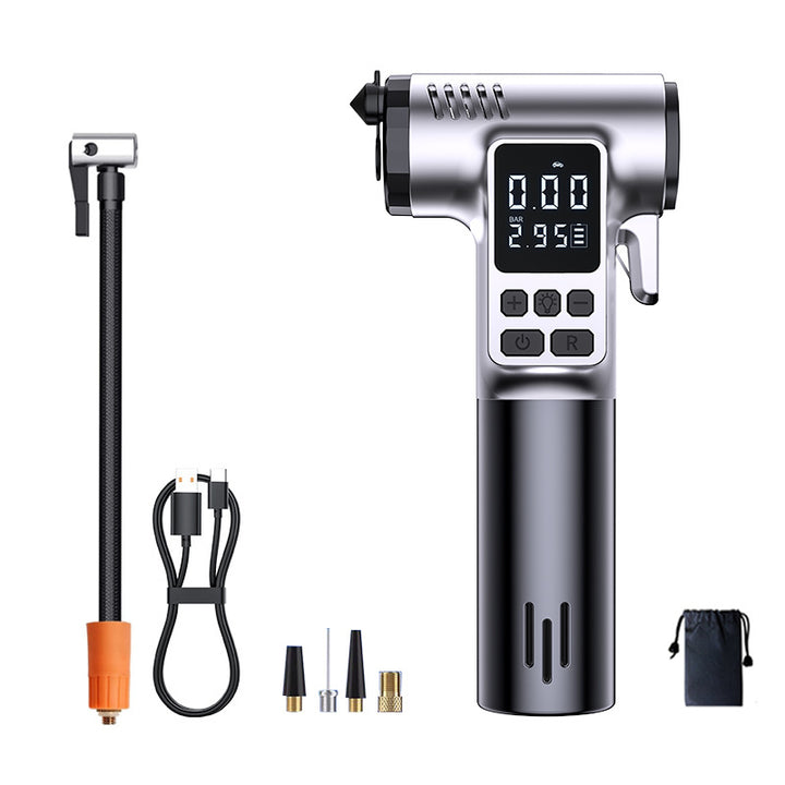 Wireless Car Air Compressor, Portable Electric Tire Inflator Pump for Cars, Bikes, and Motorcycles