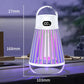 Black 360° Electric Mosquito Killer Lamp - UV Light Insect Zapper with Digital Display for Indoor and Outdoor Use