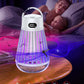 Black 360° Electric Mosquito Killer Lamp - UV Light Insect Zapper with Digital Display for Indoor and Outdoor Use