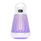 White 360° Electric Mosquito Killer Lamp - UV Light Insect Zapper with Digital Display for Indoor and Outdoor Use