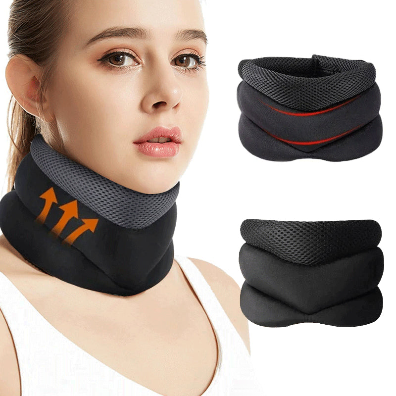 Adjustable Neck Brace with V-Shape Design – Cervical Spine Support for Pain Relief and Posture Correction