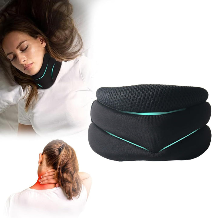 Adjustable Neck Brace with V-Shape Design – Cervical Spine Support for Pain Relief and Posture Correction