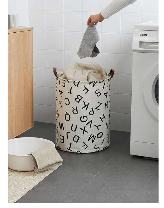 Lion Canvas Laundry Storage Basket with Adorable Animal Designs