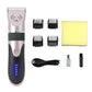 Pink Rechargeable Pet Hair Clipper with Adjustable Blades