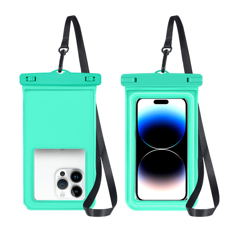 Green Floating Waterproof Phone Pouch - Secure and Durable