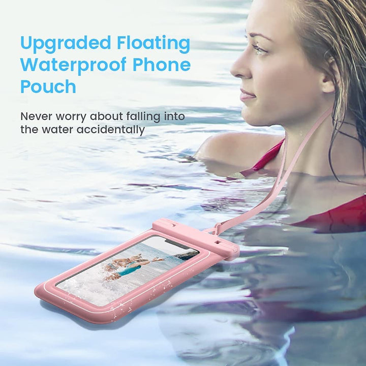 Green Floating Waterproof Phone Pouch - Secure and Durable