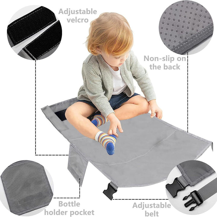 Blue Portable Baby Changing Mat with Safety Straps