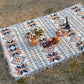 Autumn Maple Leaves Bohemian Style Outdoor Picnic Blanket - 130*180cm Decorative Throw