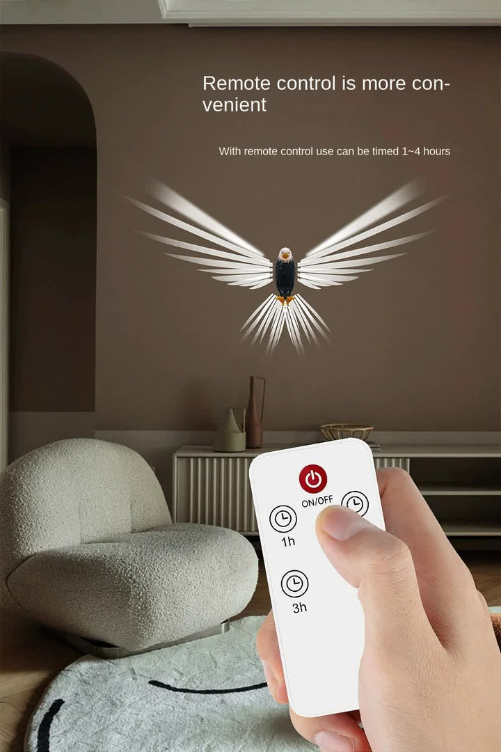 Eagle Shape LED Night Light with Remote Control and Timer