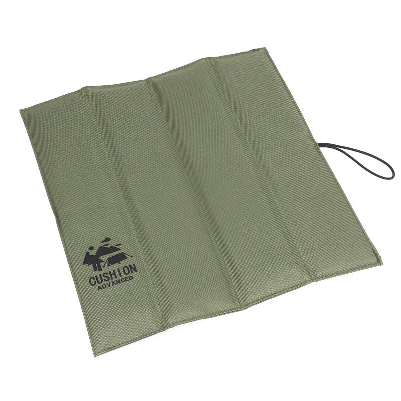 4 PCS Green Portable Waterproof Outdoor Picnic Mat, Moisture-Proof Thermal Seat Pad, Foldable and Lightweight Travel Cushion