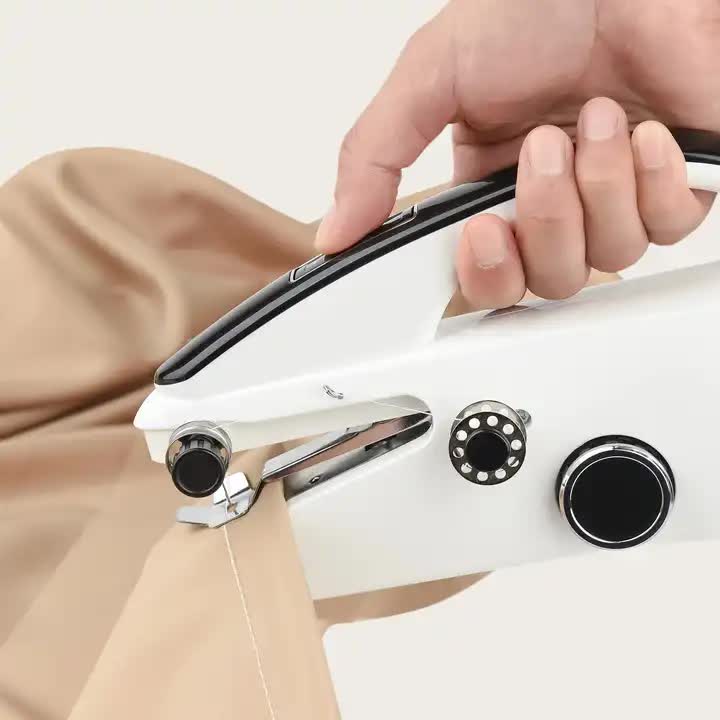 Handheld Mini Sewing Machine, Portable Multi-Functional Electric Sewing Machine with Dual-Speed Adjustment for Home Use